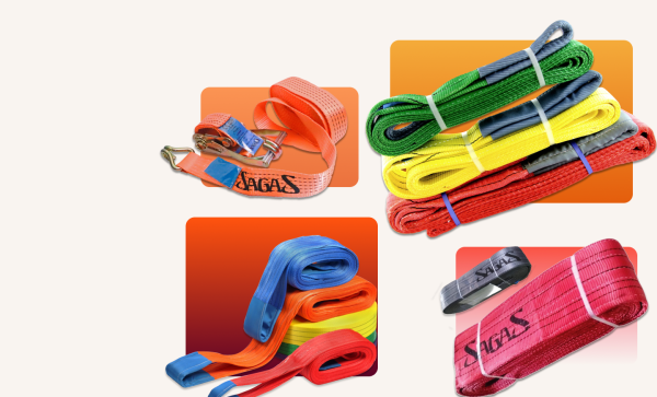 Desktop - 3 Webbing Sling 3 Ton ,2 Ply 2 Eye SAGAS