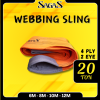 Webbing Sling 20 Ton, 4 Ply, 2 Eye SAGAS