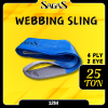 Webbing Sling 25 Ton, 4 Ply 2 Eye SAGAS