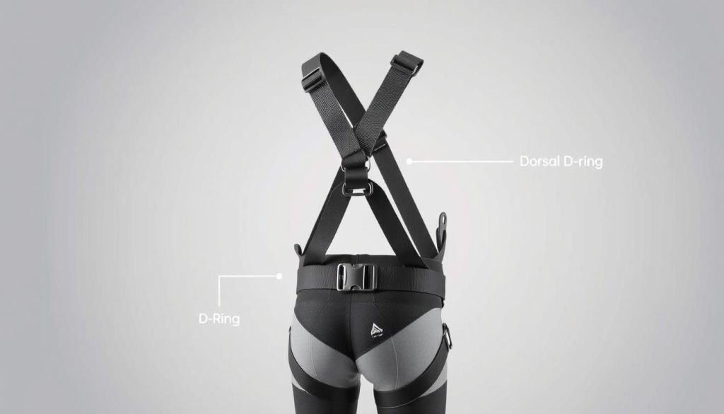 D-Ring harness dan dorsal D-Ring D-Ring harness dan dorsal D-Ring