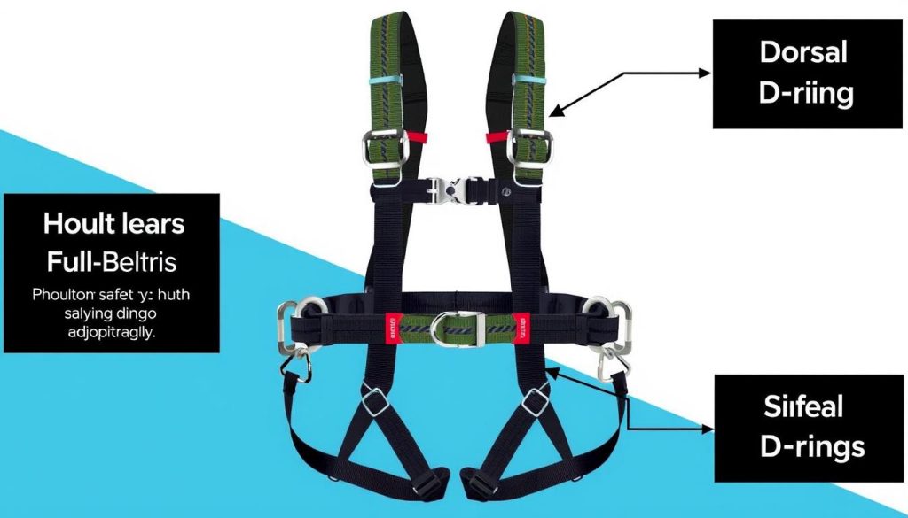 bagian bagian full body harness