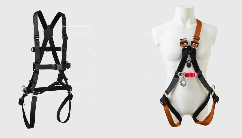 perbandingan body harness