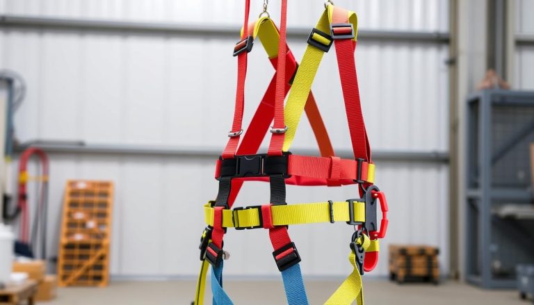 harga full body harness double lanyard
