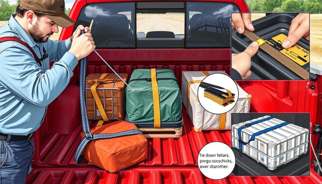 cara menggunakan tie down straps
