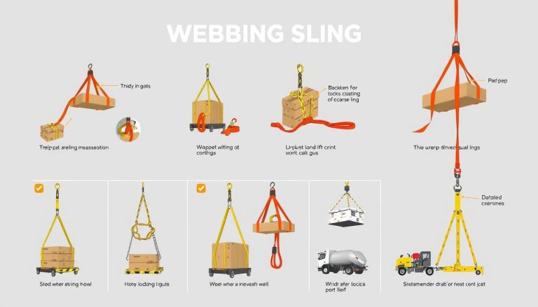 cara menggunakan webbing sling