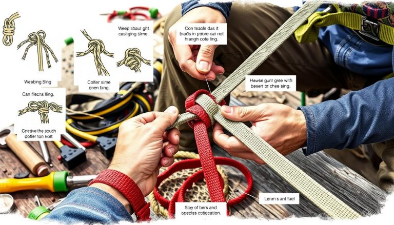 cara mengikat webbing sling