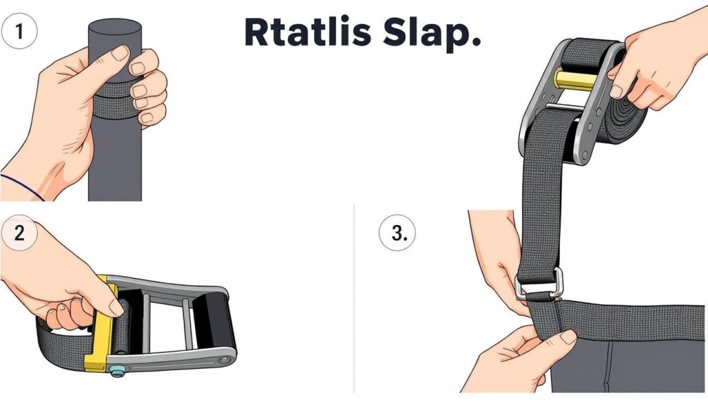 langkah penggunaan ratchet strap langkah penggunaan ratchet strap