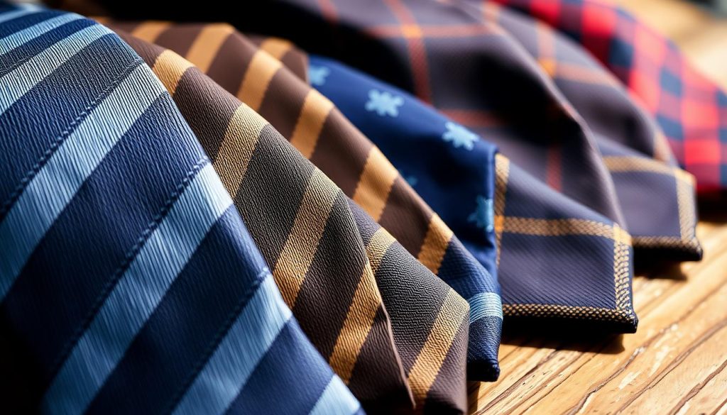 material ratchet ties