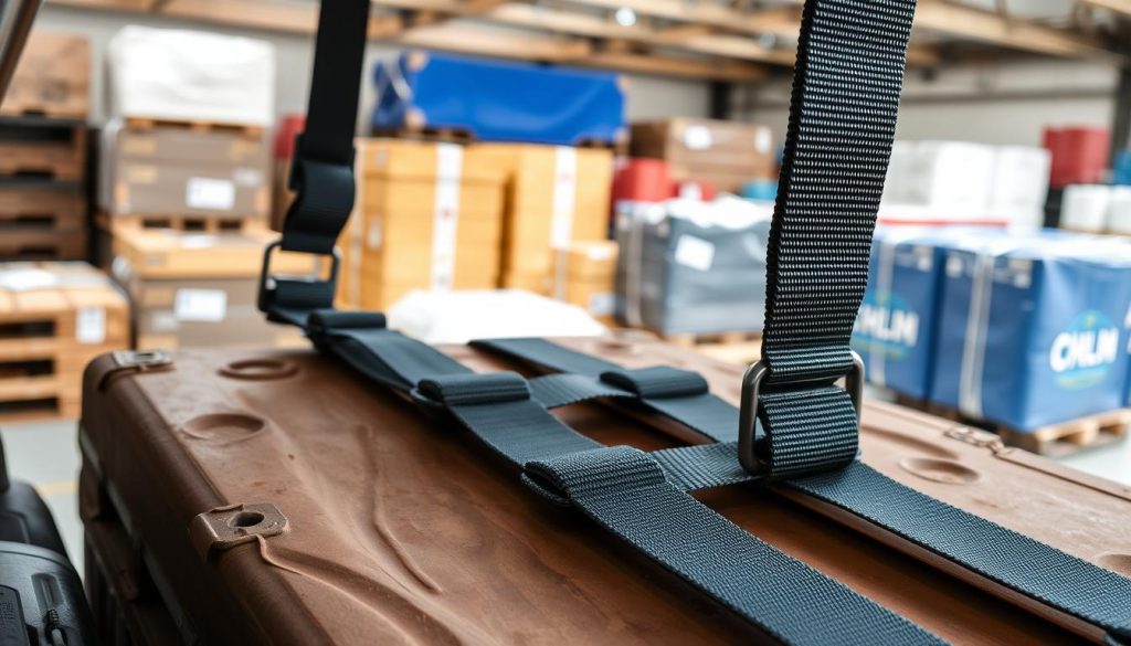 menghindari kerusakan tie down straps