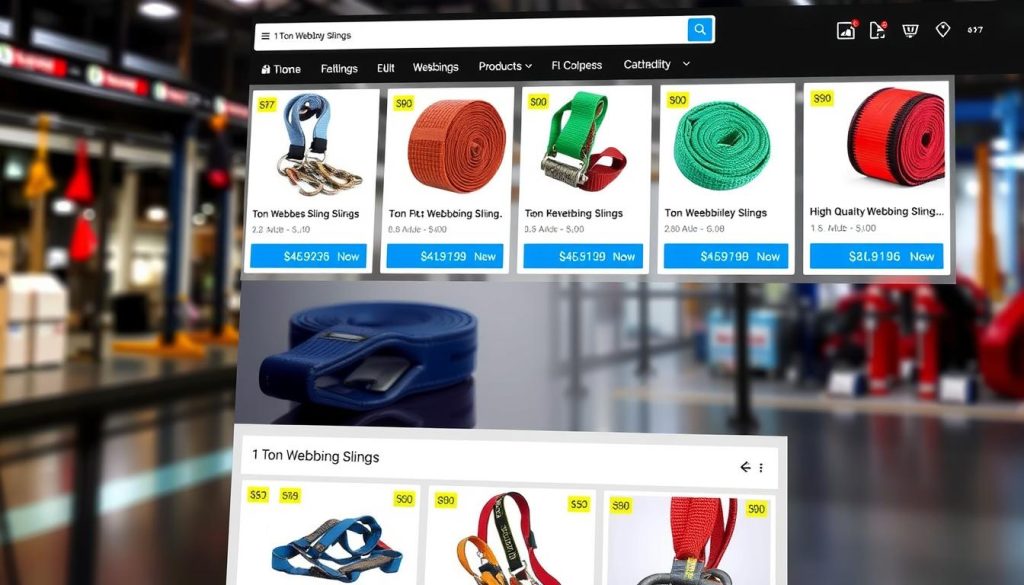 platform online webbing sling
