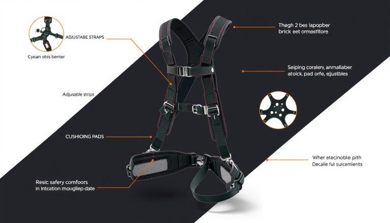 shock absorber body harness