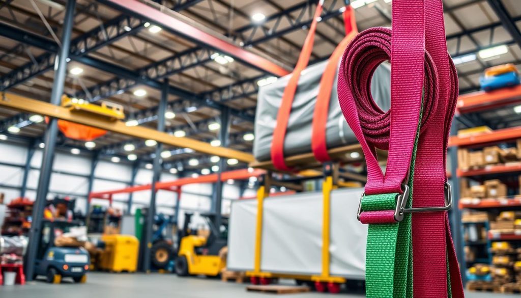 aplikasi tali webbing industri