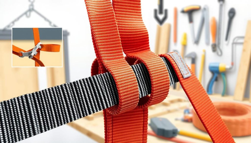 cara menggunakan tali webbing