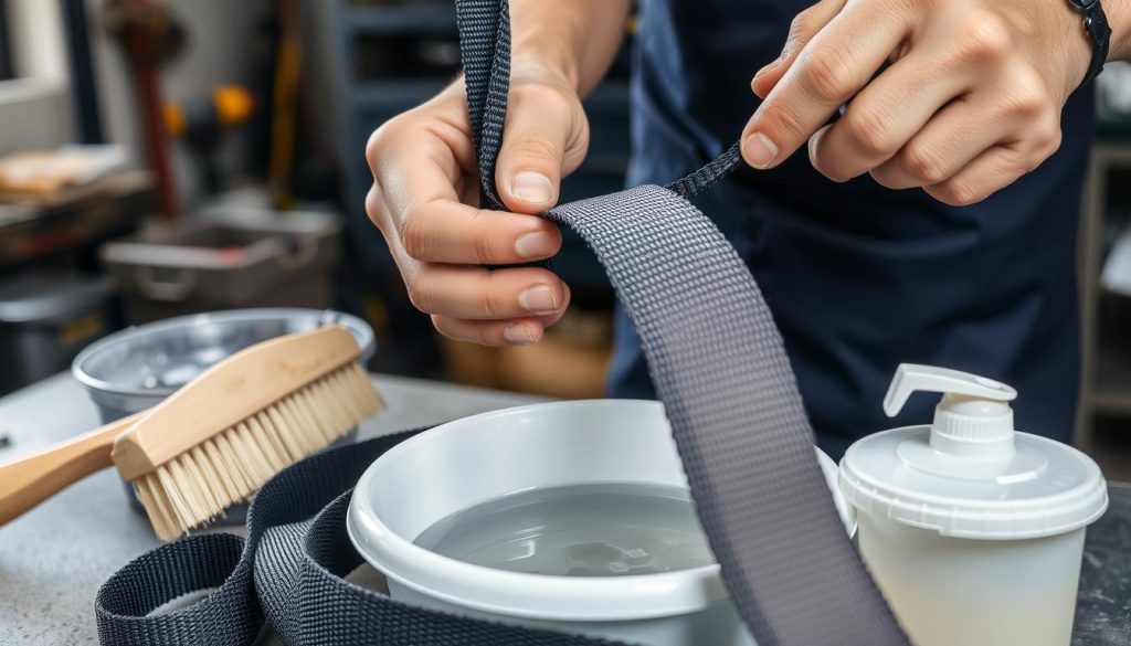 cara merawat webbing sling