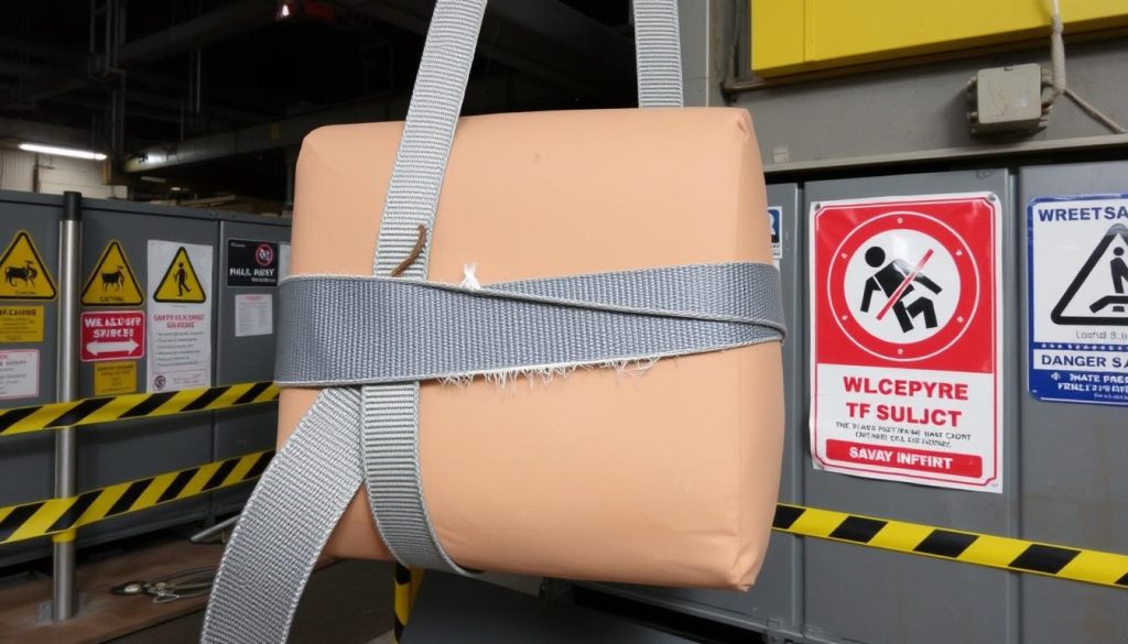 kesalahan penggunaan webbing sling kesalahan penggunaan webbing sling