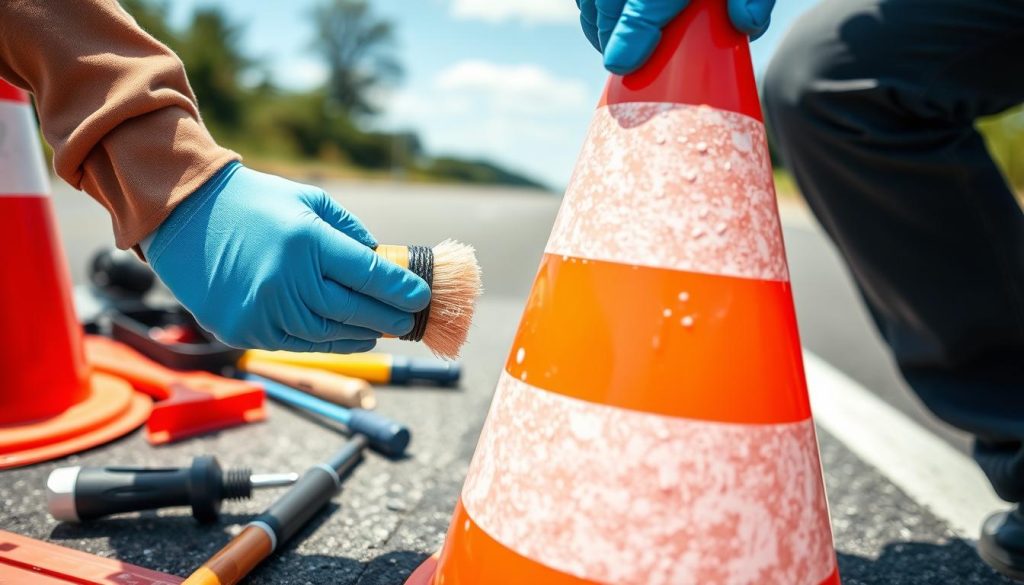 pemeliharaan cone polisi