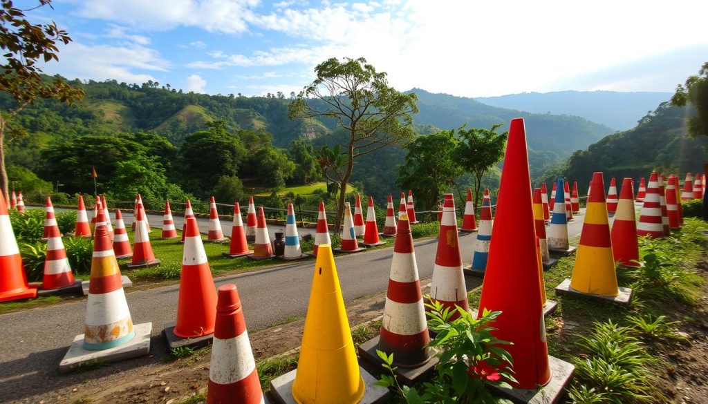 pemilihan cone jalanan