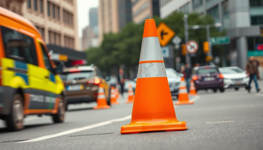 traffic cone pencegah kecelakaan