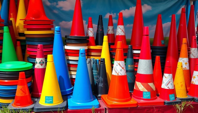 harga traffic cone karet