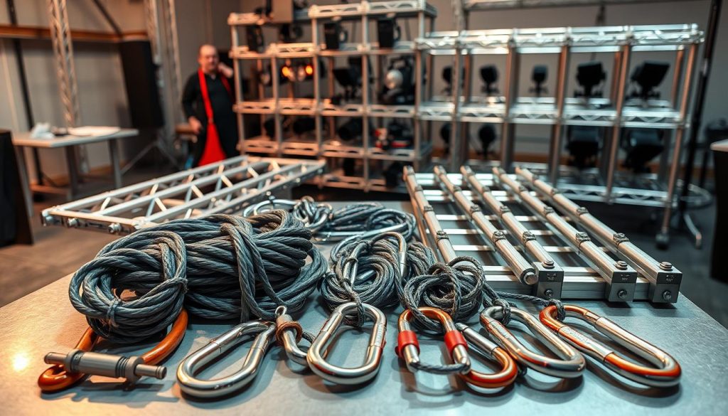 pemilihan material rigging acara