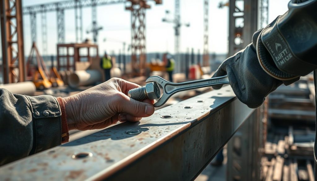 pemasangan eye bolt konstruksi